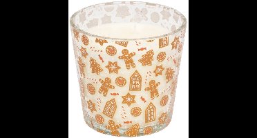 Geurkaars 500 g, bedrukt glas, presentatiedoos