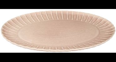 Ovaal bord Romy 29x41 cm, roze