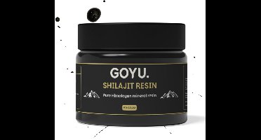 GOYU Shilajit Resin 50 gram - Shilajit Resin - Himalaya Mumijo - Hars - Inclusief doseerlepeltje - Vegan - Zonder toevoegingen - Lab getest