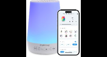 Momcozy White Noise Baby Slaapmachine – Nachtlicht - App-bediening - Muziek functie