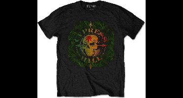 Cypress Hill - South Gate Logo & Leaves Heren T-shirt - M - Zwart