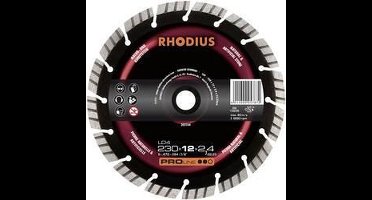Rhodius 303164 Rhodius LD4 diamantdoorslijpschijf 230 x 12,0 x 2,4 x 22,23 mm Diameter 230 mm 1 stuk(s)