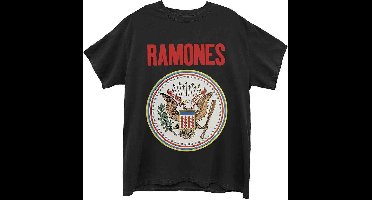 Ramones - Full Colour Seal Heren T-shirt - XL - Zwart