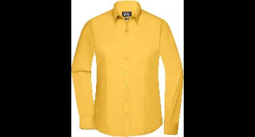 Daiber Blouse Dames Met Lange Mouwen (Geel) Maat XL