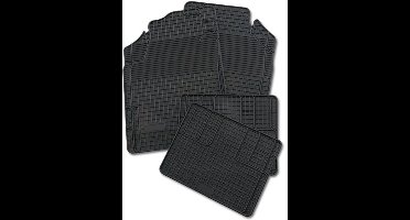 Universele rubber automatten - Megafit - 4-delige set