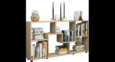 Houten dressoir Plank Ruimteverdeler Staande plank Decoratieve opslag Ladekast Pintal