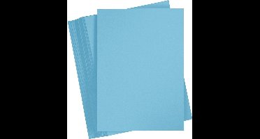 Gekleurd Karton A4,210x297 mm, 180 gr, blauw, 100 vel | Knutselkarton
