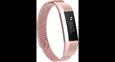 Shop4 - Fitbit Alta Bandje - Metaal Roze