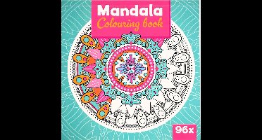 Mandala Kleurboek Blauw - Mandala Kleurboek voor Volwassenen - Kleurboek Volwassenen - Kleuren voor Volwassenen - Tekenen voor Volwassenen - Creatief Volwassenen - 48 Pagina's - 18x18cm