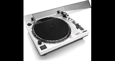 Lenco Platenspeler - Direct drive - USB digitalisering - DJ Draaitafel - L-3810WH - Wit