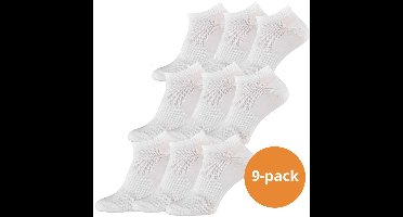 Xtreme Sockswear Fitness Sneakersokken - 9 paar - Witte Fitness sokken - Maat 39/42