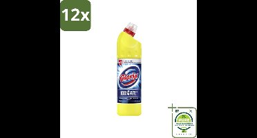 Glorix Original - Toiletreiniger - Dikke Bleek - Intensieve Reiniger - 750 ml - Voordeelverpakking - 12 stuks - Toilet schoonmaak - Toilet reiniger