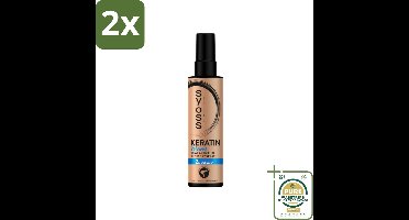 Syoss - Keratin & Volume - Heatprotection Spray - Dubbele Bescherming - 200 ml - Voordeelverpakking - 2 stuks - Haarverzorging - Föhnen
