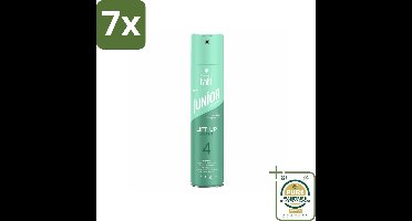 7 x Taft - Lift-Up Volume 4 - Haarspray - Extra volume voor kids - 250 ml - Grootverpakking - Haarspray Voor Kinderen - Extra Volume Voor Kinderen - Lift-up Volume - Kinderhaar - Haarspray Kids