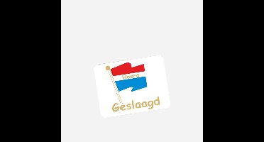 Wensetiket Geslaagd -Sticker-Etiket – 500 st