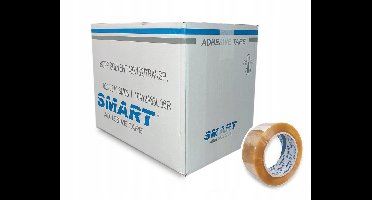 Smart Pakkingstape Transparant Oplosmiddel 48mm x 132m XXL - Sterke Lijm