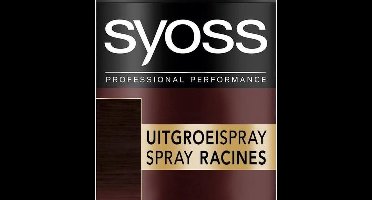 Syoss Uitgroeispray donker mahonie