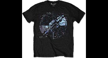 Pink Floyd - Machine Greeting Blue Heren T-shirt - S - Zwart