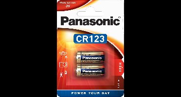 Panasonic Photo Power batterijen - CR123A - 3V - 2 stuks