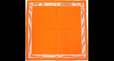 Vangelderen Boeren zakdoek Oranje uni 58 x 58 cm - HRBZ15