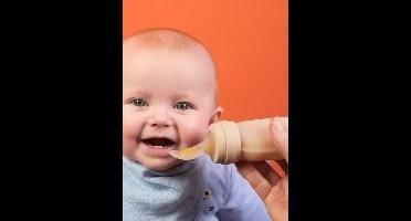 BIBS lepelbabyfles beige
