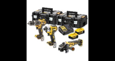 DEWALT DCK384P2T Borstelloze Accu Combiset 18V gereedschapsset