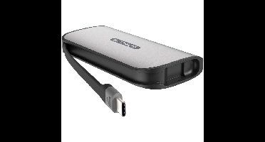 Sitecom USB-C Triple Display adapter met USB-C power delivery
