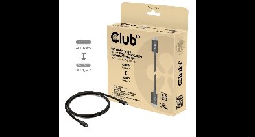 Club 3D Gecertificeerde USB-C kabel