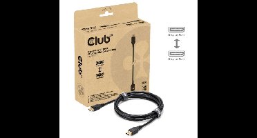 Club 3D Gecertificeerde DisplayPort 2.1 kabel