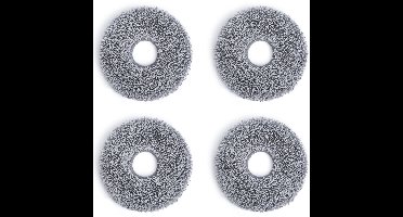 ECOVACS Washable Mopping voor Deebot N30 Pro, 4 stuks reinigingsdoek