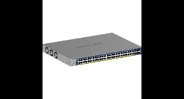 Netgear 48-poorts Gigabit PoE+ Smart Switch met 4 SFP+ poorten