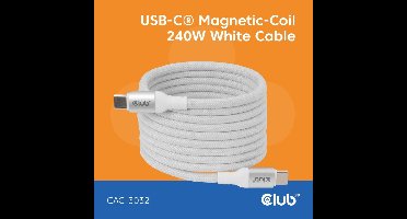 Club 3D Magnetische USB-C kabel