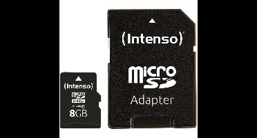Intenso microSDHC 8GB Class 4 geheugenkaart