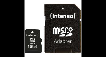 Intenso microSDHC 16GB Class 10 geheugenkaart