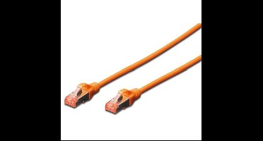 DK-1644-010/OR netwerkkabel Oranje 1 m Cat6 S/FTP (S-STP)
