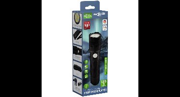 Pro 3000R Metal LED Zaklamp - 3 x 10 W, oplaadbare professionele zaklamp