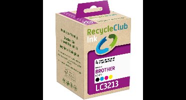 LC-3213 Cartridge Set Huismerk - Zwart + Kleur (Geschikt voor printers)