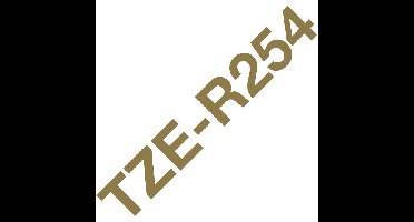 TZE-R234 labelprinter-tape Goud op wit