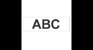 TZe-N231 niet-gelamineerde tape 12 mm zwart op wit (8 m) voor P-touch labelprinters