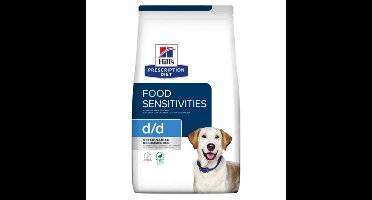 Hill's Prescription Diet d/d Food Sensitivities Hondenvoer Droog Eend & Rijst 4 kg