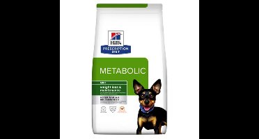 Hill's Prescription Diet Metabolic Mini Weight Management Hondenvoer Droog Kip 1 kg