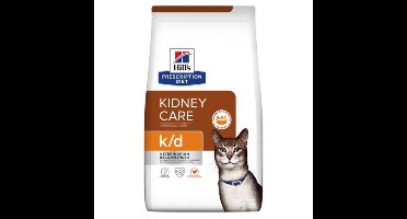 Hill's Prescription Diet k/d Kidney Care Kattenvoer Droog Kip 3 kg