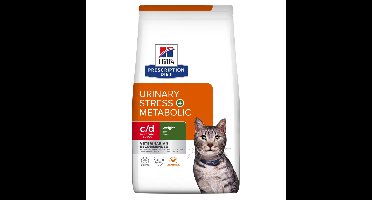 Hill's Prescription Diet c/d Multicare Stress + Metabolic Kattenvoer Droog Kip 1,5 kg