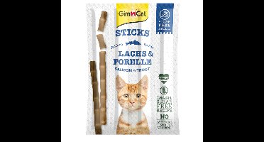 GimCat Sticks Zalm & Forel 4 stuks