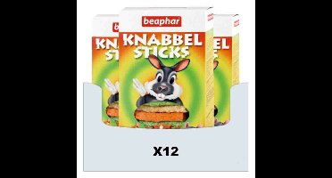 12x Beaphar Knabbelsticks Konijnensnacks (Knaagdier) 150 gr