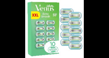 Venus - Extra Smooth scheermesjes - Groen/Wit - 10 stuks
