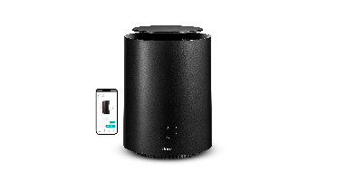 DUUX - Threesixty 2 Smart Ceramic Heater - Zwart - 22 cm