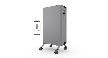 DUUX - Edge Oil 2000W Smart Oliëvulde Radiator - Grijs