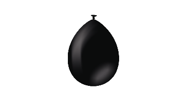 Ballonnen zwart 50 stuks