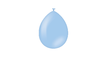 Ballonnen baby blauw 50 stuks